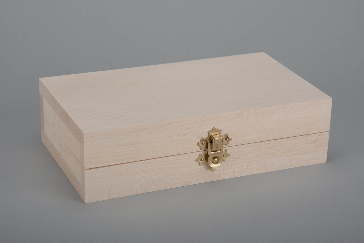 Wooden blank box for money photo 1