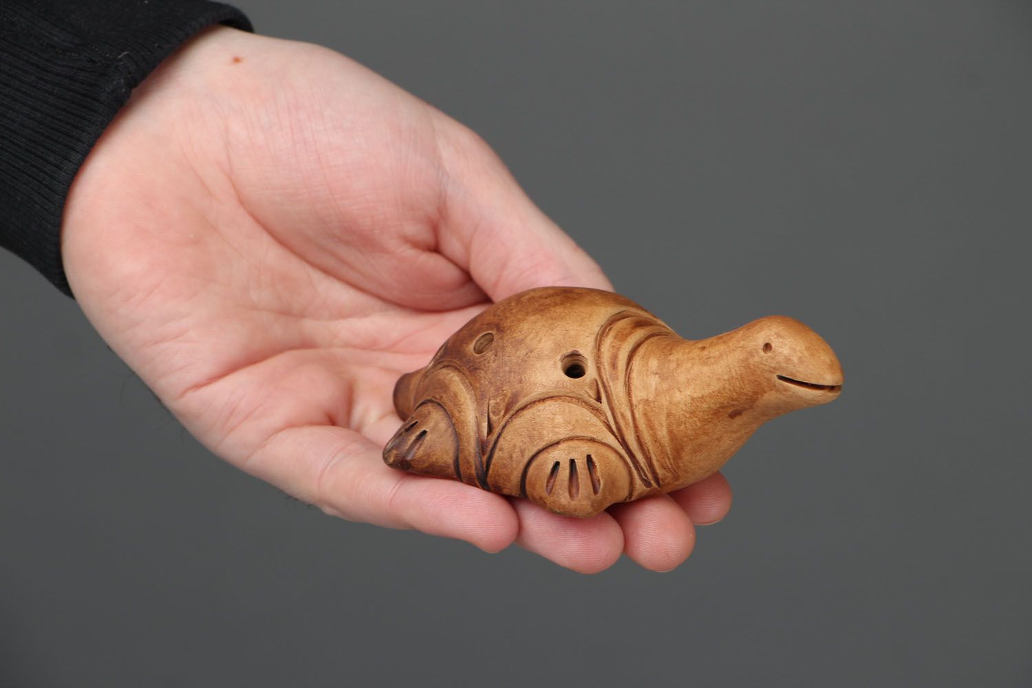 Ceramic whistle figurine Turtle photo 5