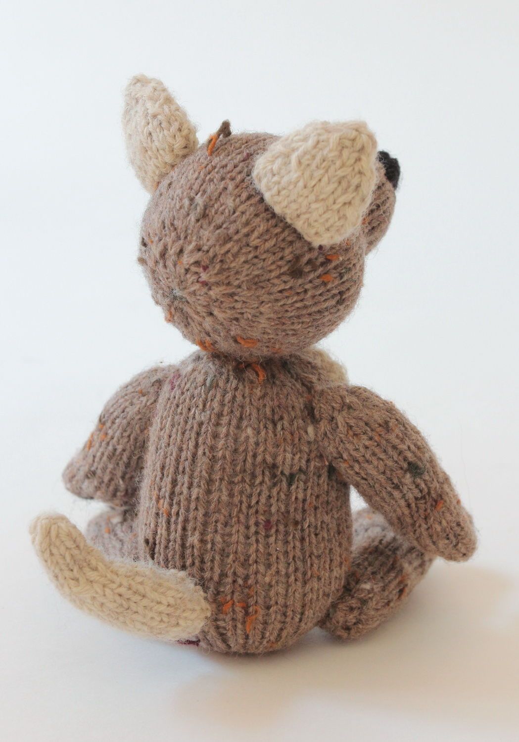 Hand knitted toy Wolf photo 3