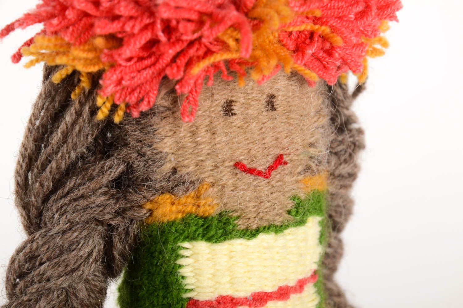 Juguete artesanal de hilos muñeca de peluche regalo original para niño foto 5