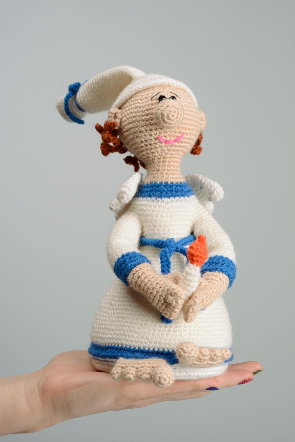 Homemade crochet toy Christmas Angel photo 3