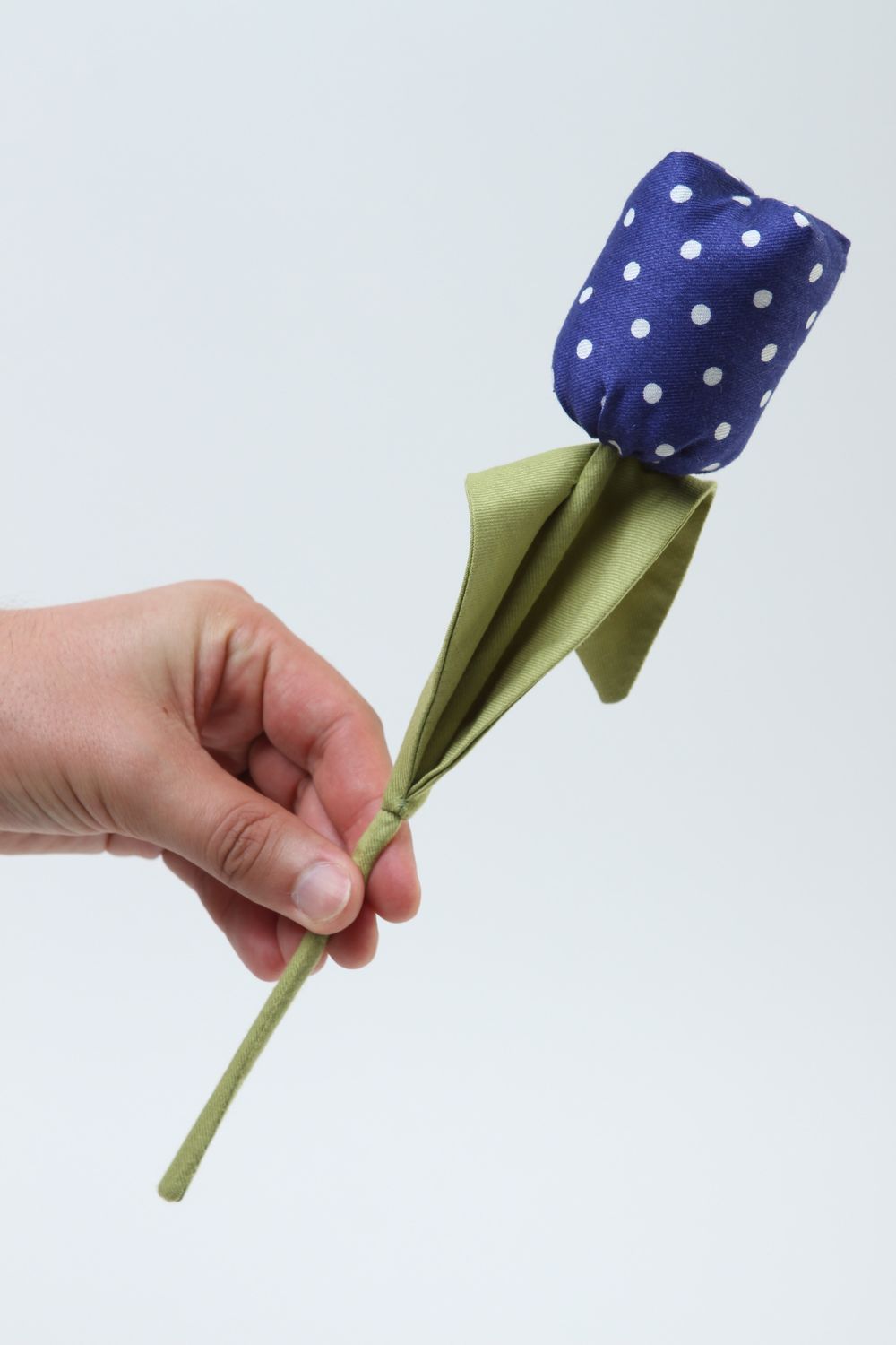 Tulipe artificielle faite main Déco maison design coton Cadeau original photo 6