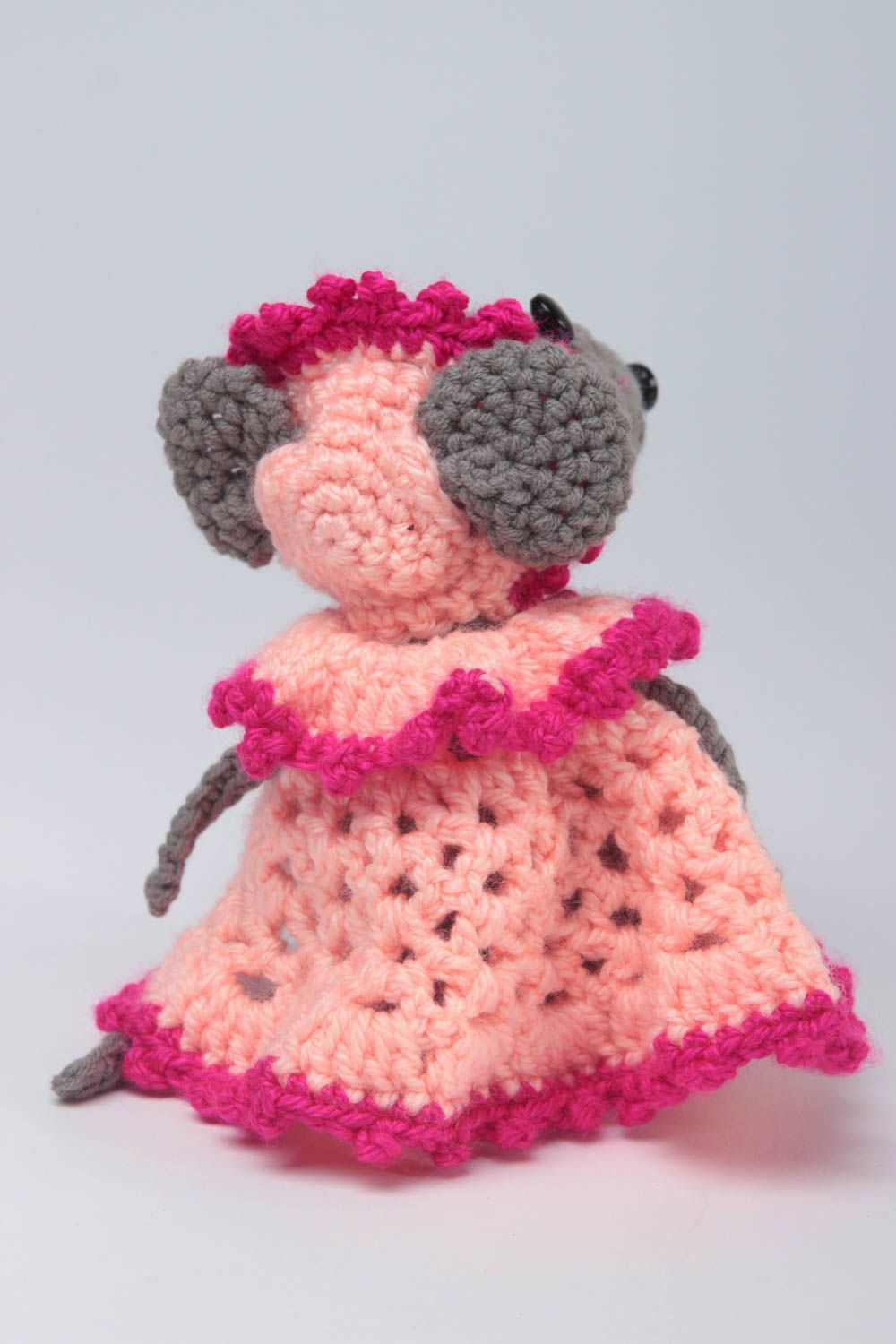 Handmade crocheted cute toy children toy small soft toy designer toy photo 3