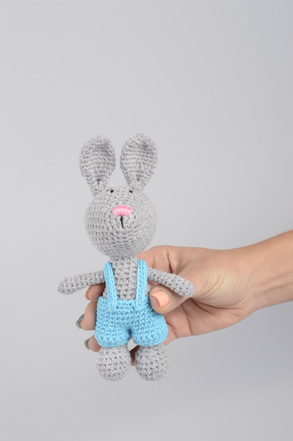 Beautiful handmade soft toy unusual crochet toy for kids birthday gift ideas photo 4