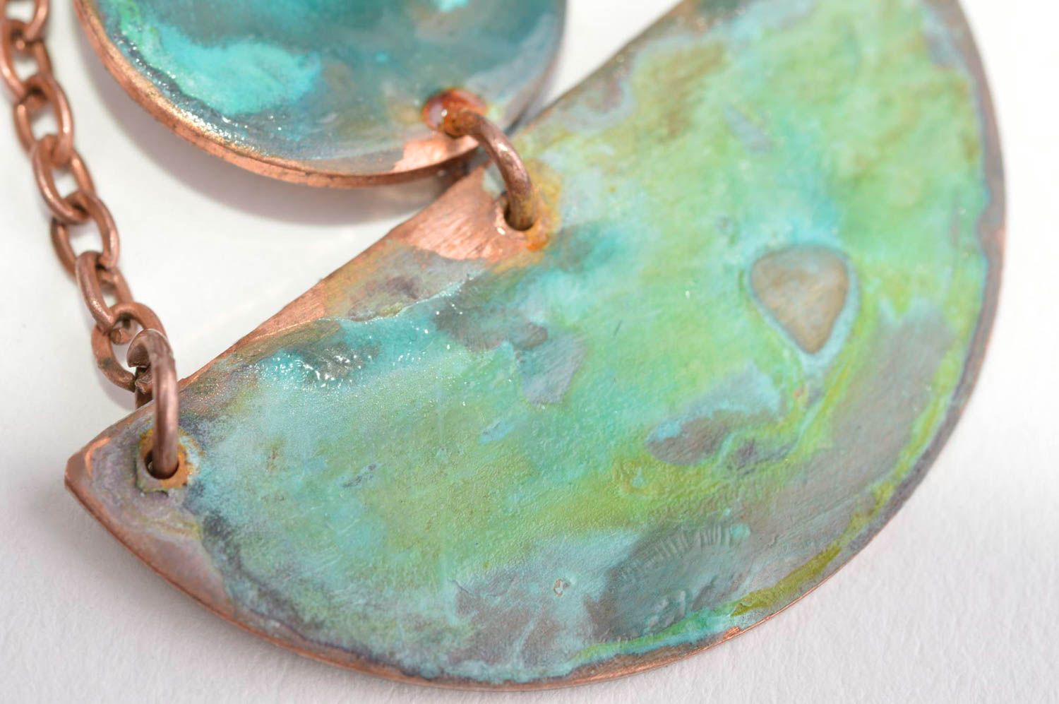 Copper necklace handmade designer necklace chain necklace copper jewelry photo 5