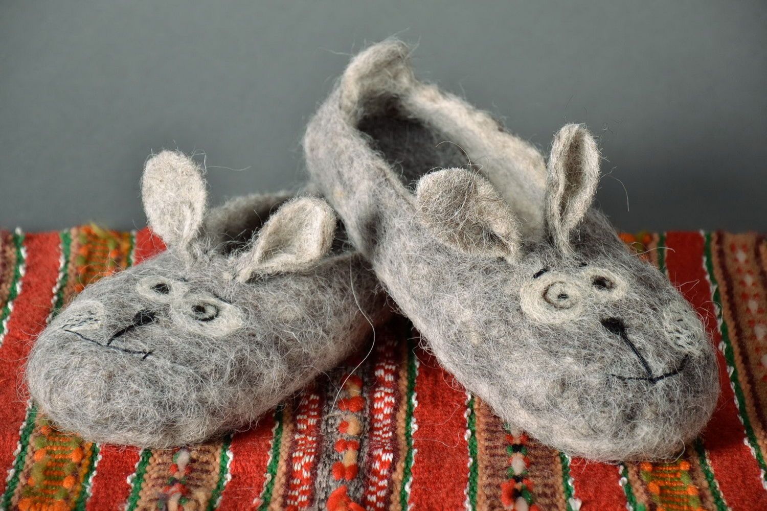 Felted House Slippers photo 4