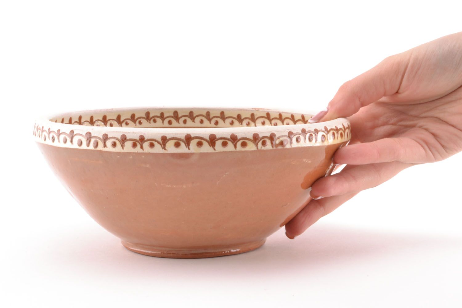 Ceramic bowl for fruits photo 5