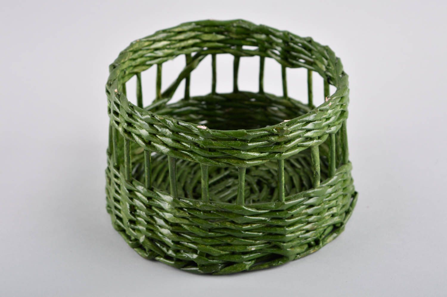 Handmade woven basket stylish interior ideas beautiful green basket for home photo 2