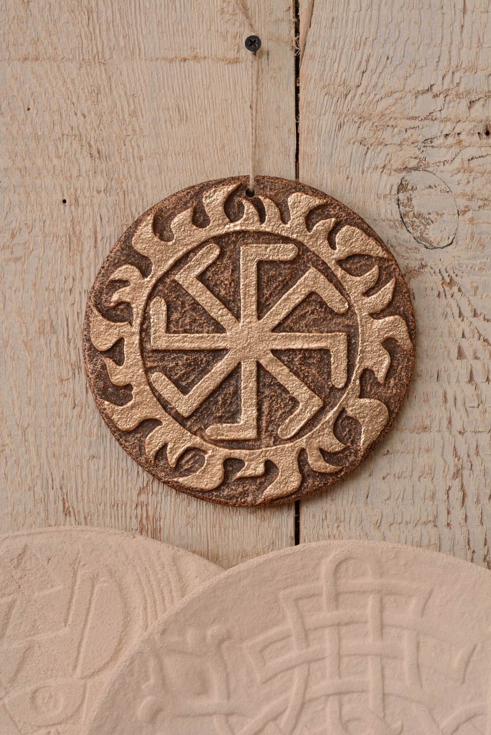 Pingente talismã de interior coberto com potala Ladinets símbolo da deusa eslava foto 3