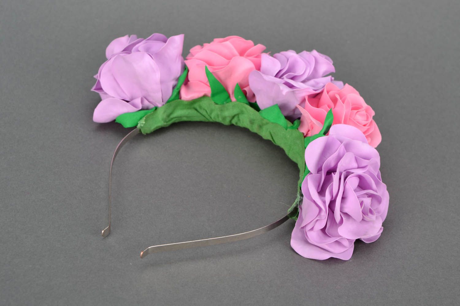 Beautiful headband Rose Blossoming photo 4