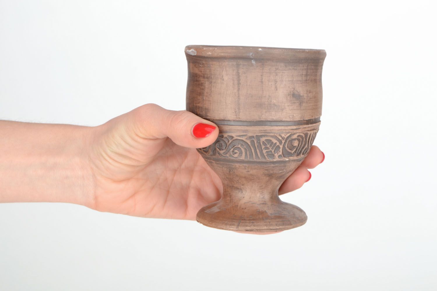 Ceramic goblet photo 2