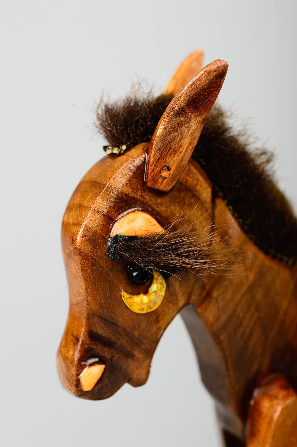 Handmade wooden figurine contemporary art cool rooms decorative use only photo 10