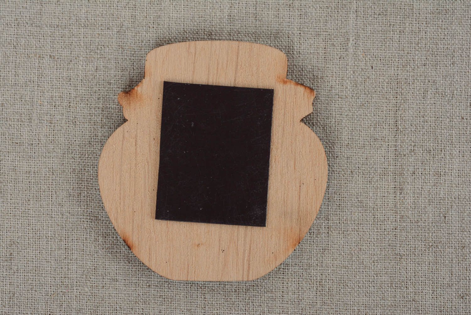 Imã decorativo de madeira contraplacada Compota de ameixa foto 2