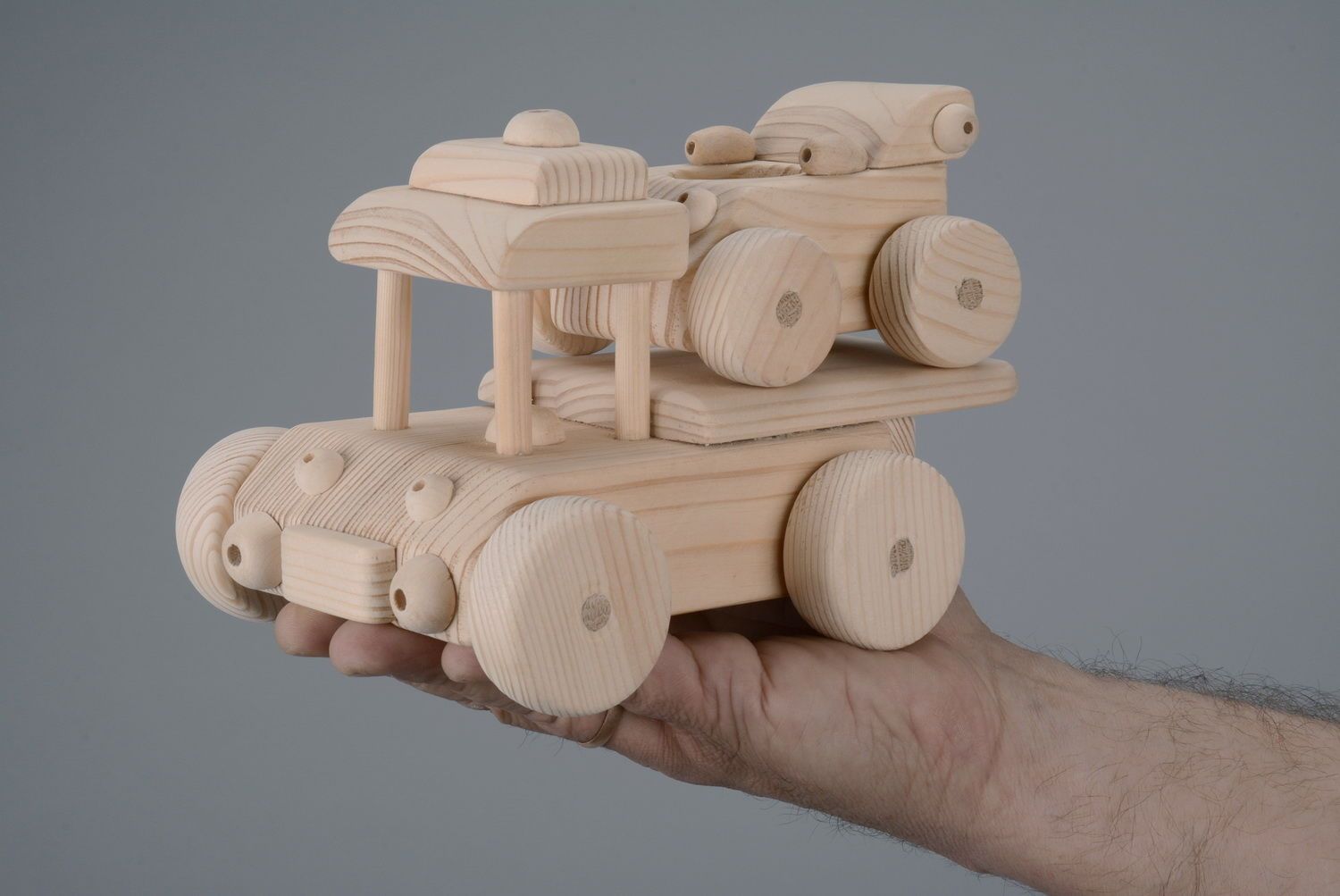 Macchine giocattoli fatti a mano giocattoli di legno giocattoli da bambino foto 6