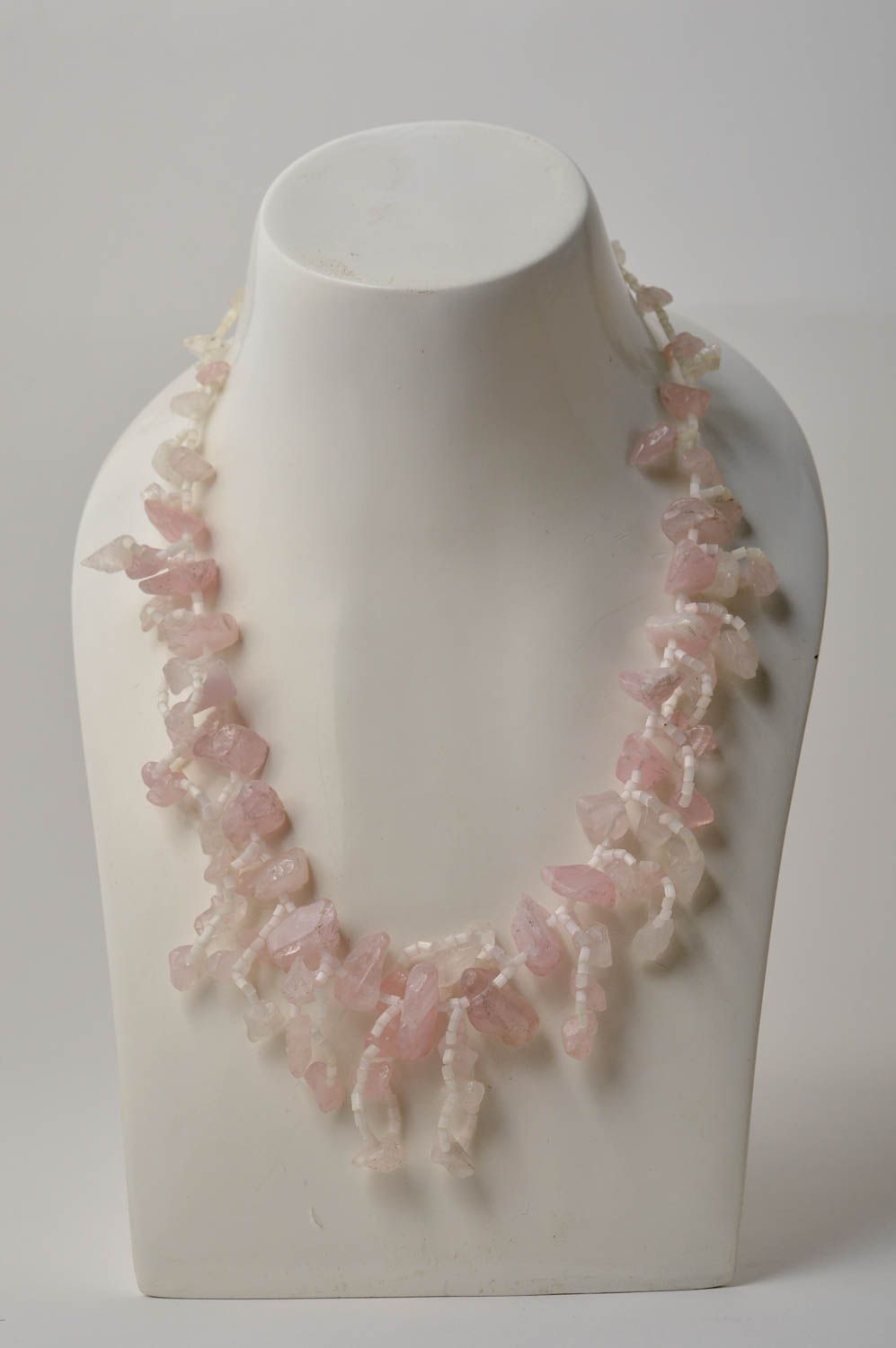 Naturstein Schmuck handmade Modeschmuck Halskette schöne Halskette für Frauen foto 3