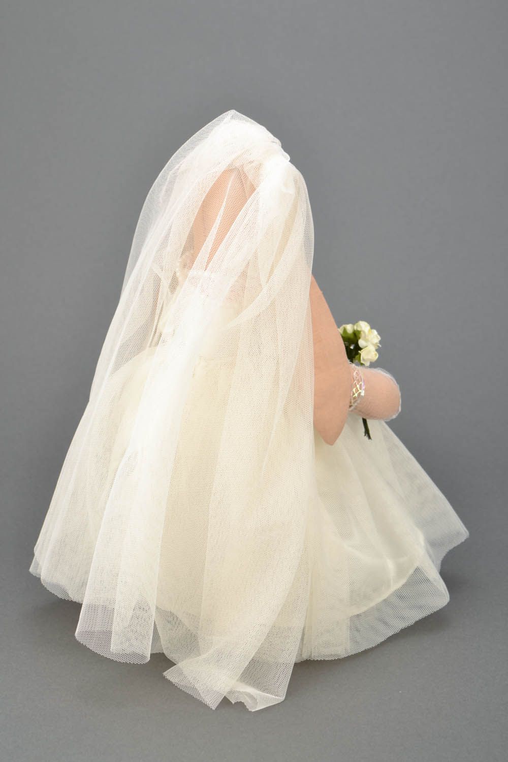 Интерьерная игрушка текстильная Зайкина невеста фото 2