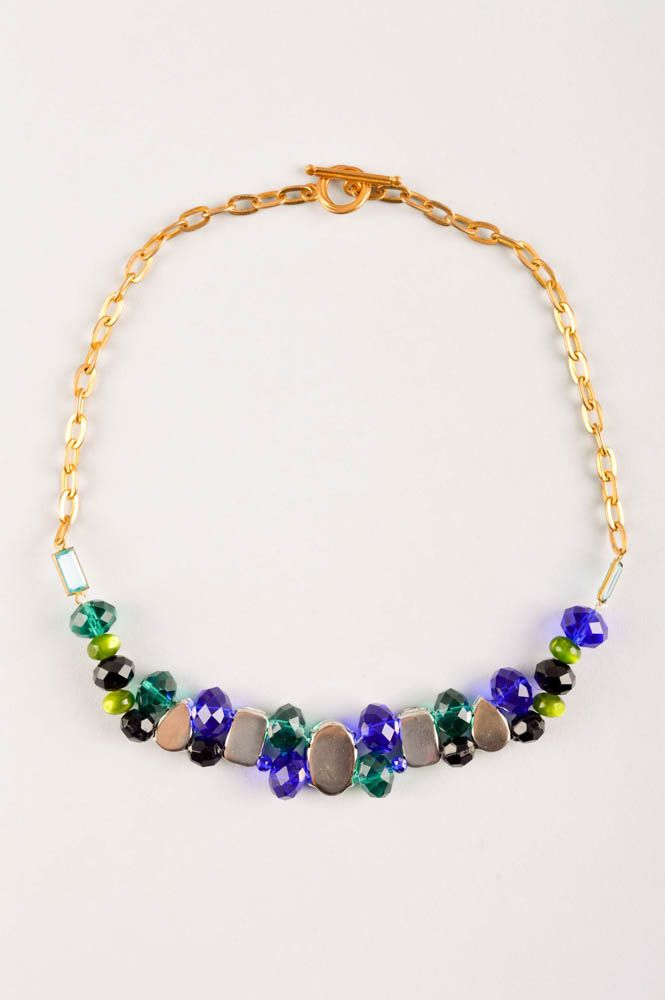 Schmuck aus Perlen handmade Halskette für Frauen schön Schmuck Collier foto 5