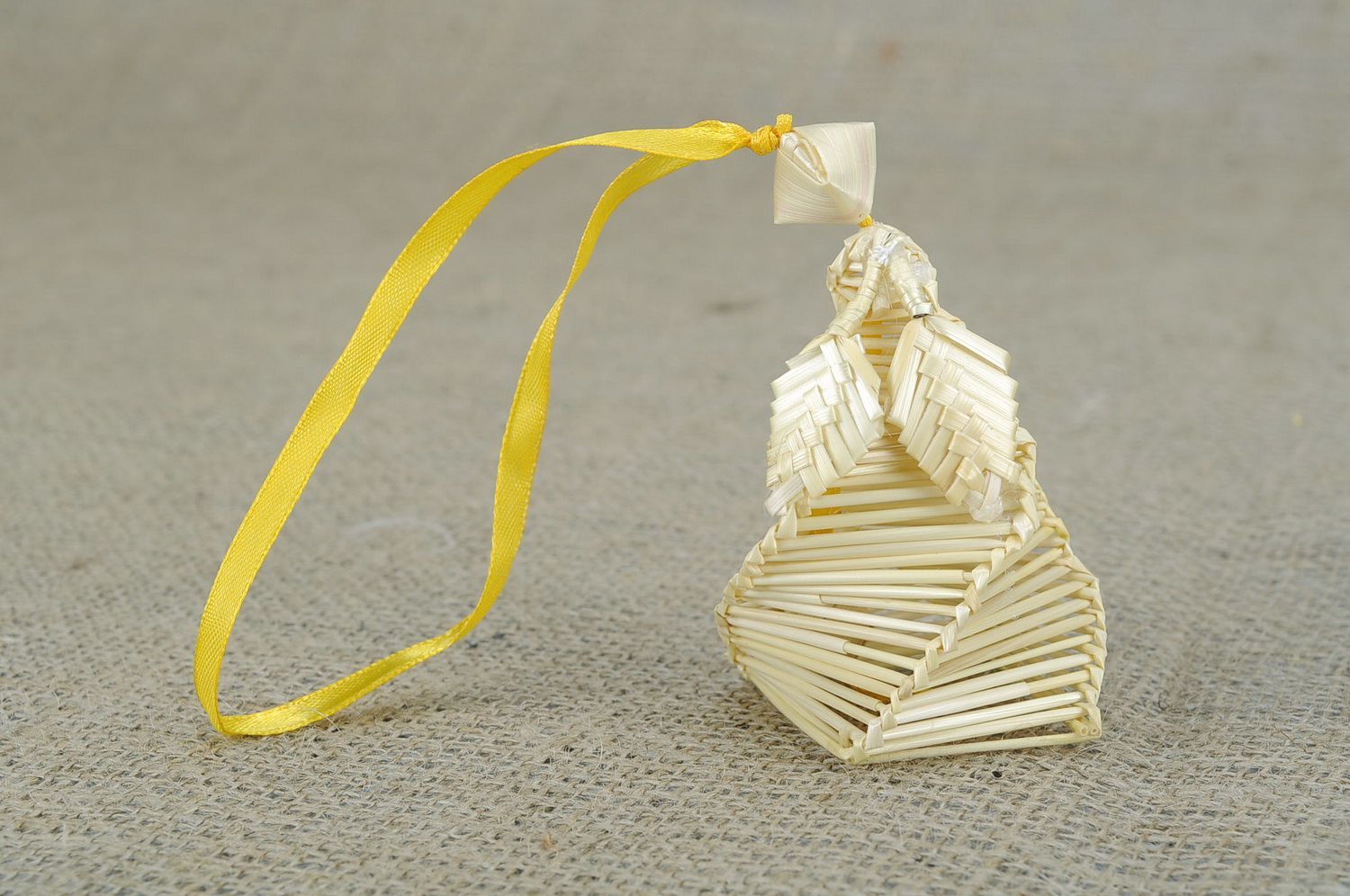 Charm made from straw Bell  photo 1