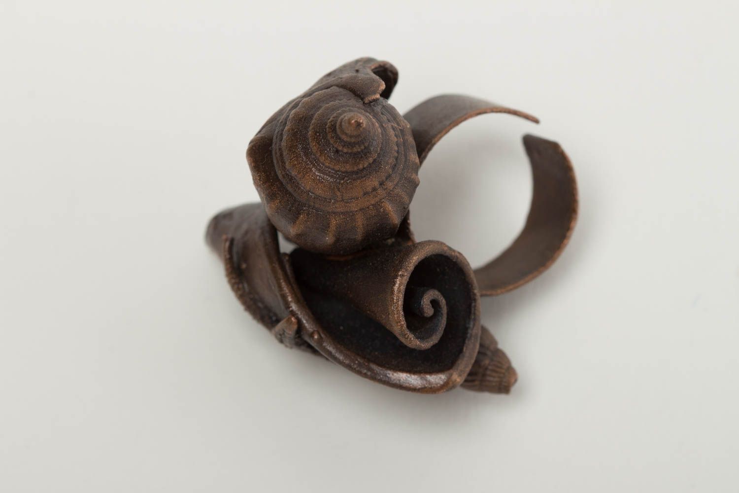 Handmade ring unusual ring copper jewelry designer accessory gift ideas photo 2