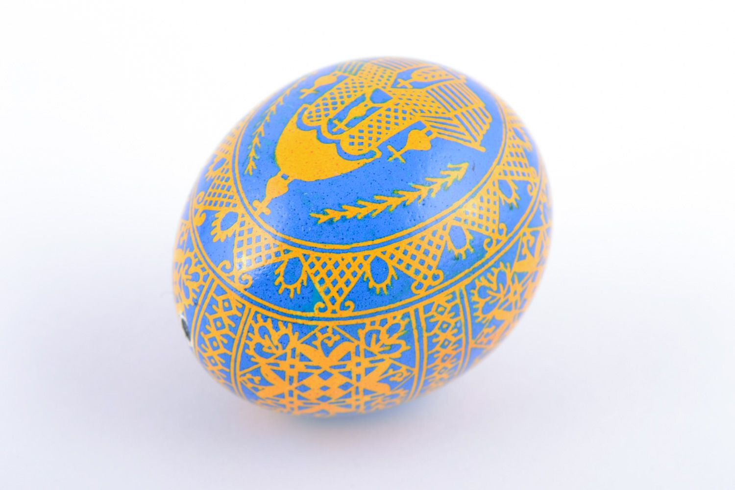 Huevo de Pascua artesanal pintado a mano para coleccionistas  foto 3
