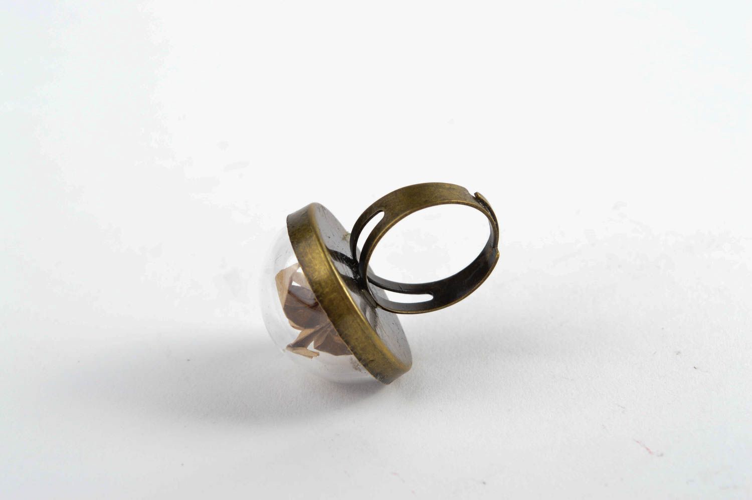 Ring Modeschmuck handmade Ring Damen tolle Geschenkidee für Frauen aus Metall foto 3