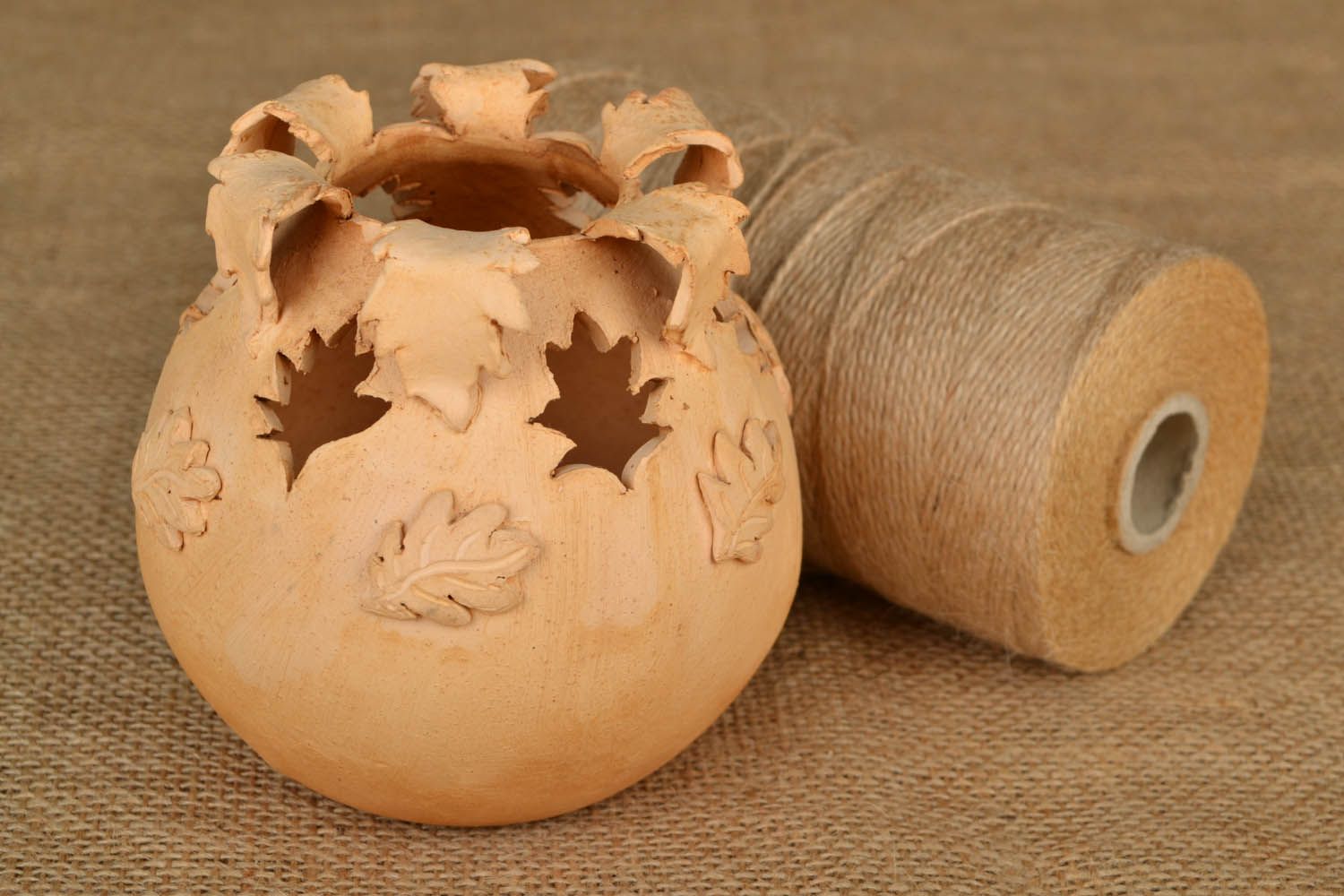 Керамическая ваза декоративная Листья фото 1