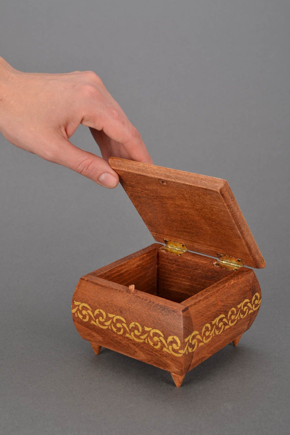 Victorian jewelry box Peonies photo 2