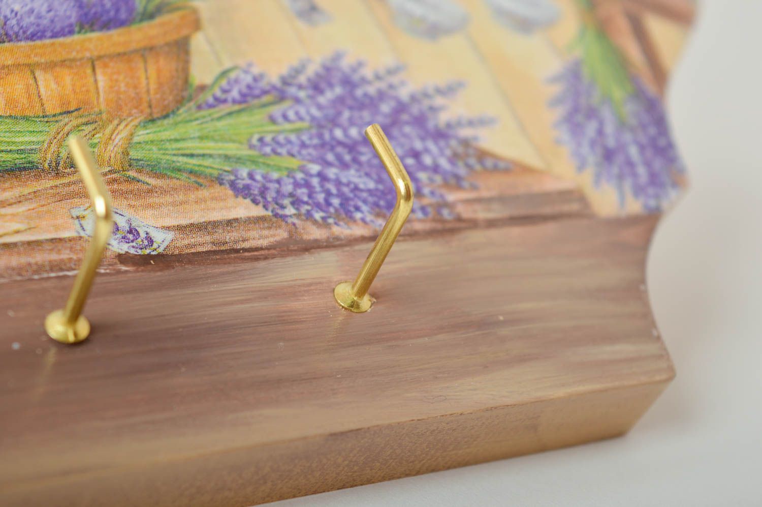 Handgemacht Schlüsselbrett aus Holz stilvoll Wand Deko toll Schlüsselbrett Holz foto 3