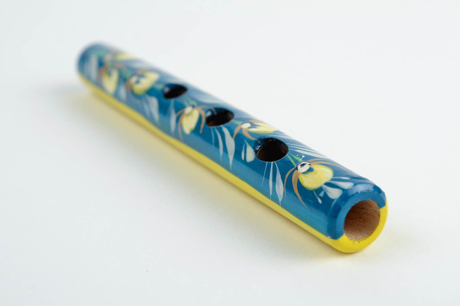 Beautiful handmade wooden penny whistle wooden flute tin whistle gift ideas photo 3