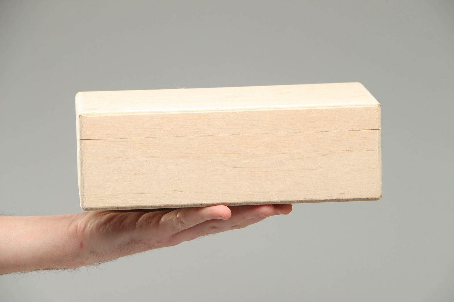 Rechteckige Schatulle aus Holz für Decoupage foto 4