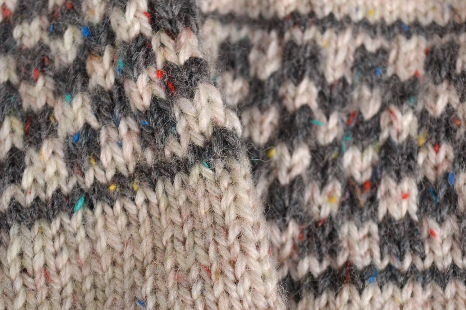 Calcetines de lana gris hechos a mano accesorio para hombres regalo original  foto 3