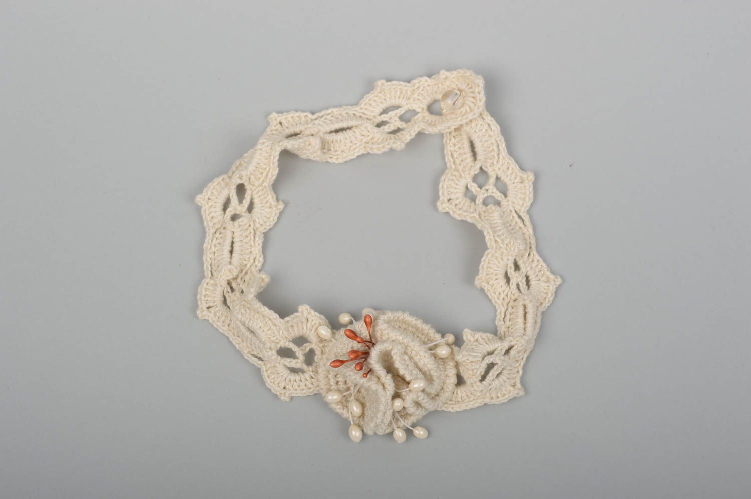 Beautiful handmade crochet headband hair band hair accessories for girls  photo 1