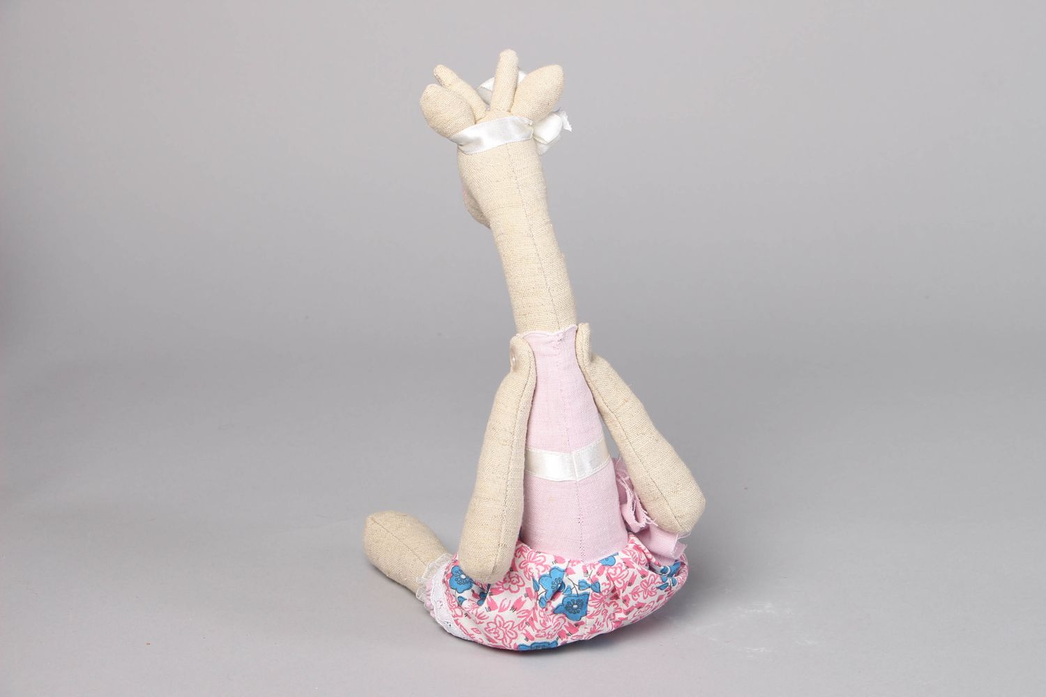 Handmade fabric soft toy Giraffe photo 3