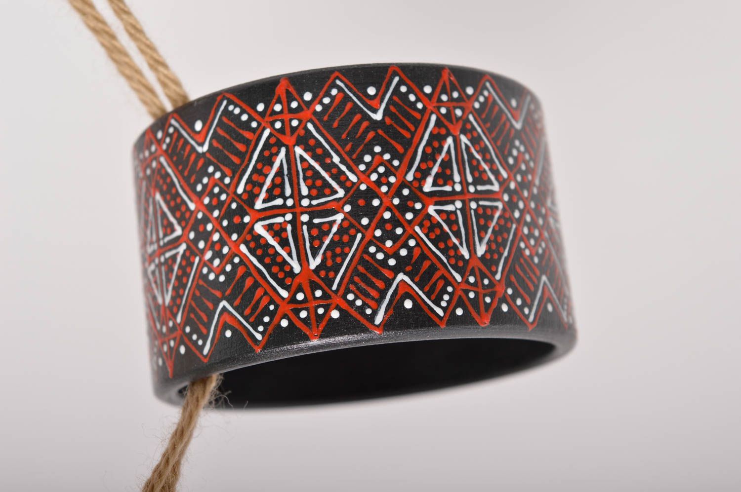 Holz Armband handgemachter Schmuck Damen Armband Geschenk für Frauen ethnisch  foto 5