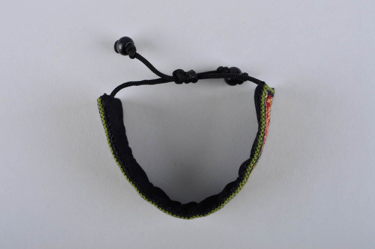 Pulsera étnica artesanal accesorio para mujeres bordado regalo original foto 3