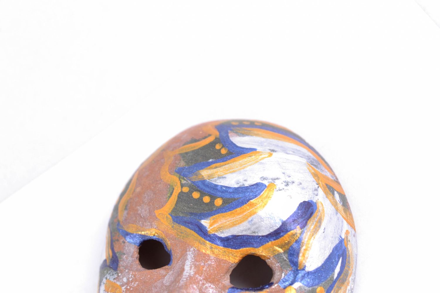 Интерьерная подвеска карнавальная маска маленькая фото 3