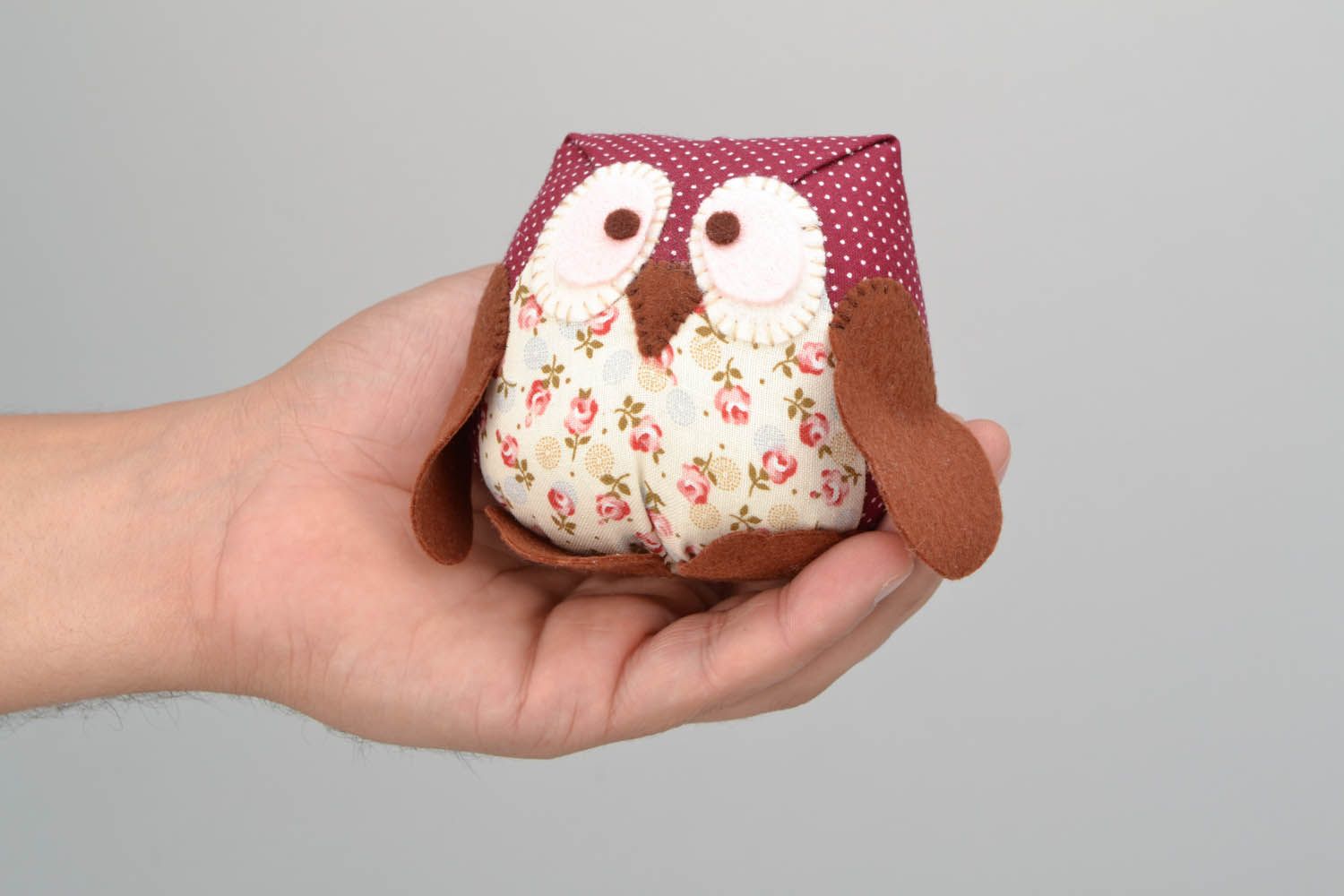 Handmade soft toy Owl photo 1