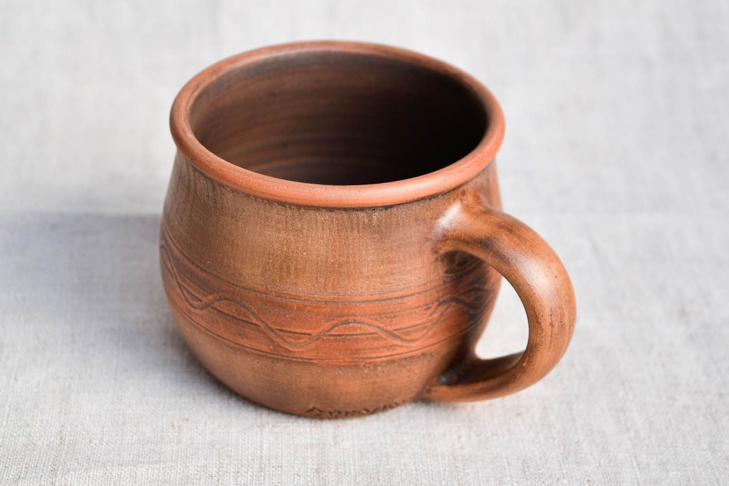 Handgemachtes Geschirr Tasse Keramik Geschenk für Frau Küchen Dekor 300 ml foto 4