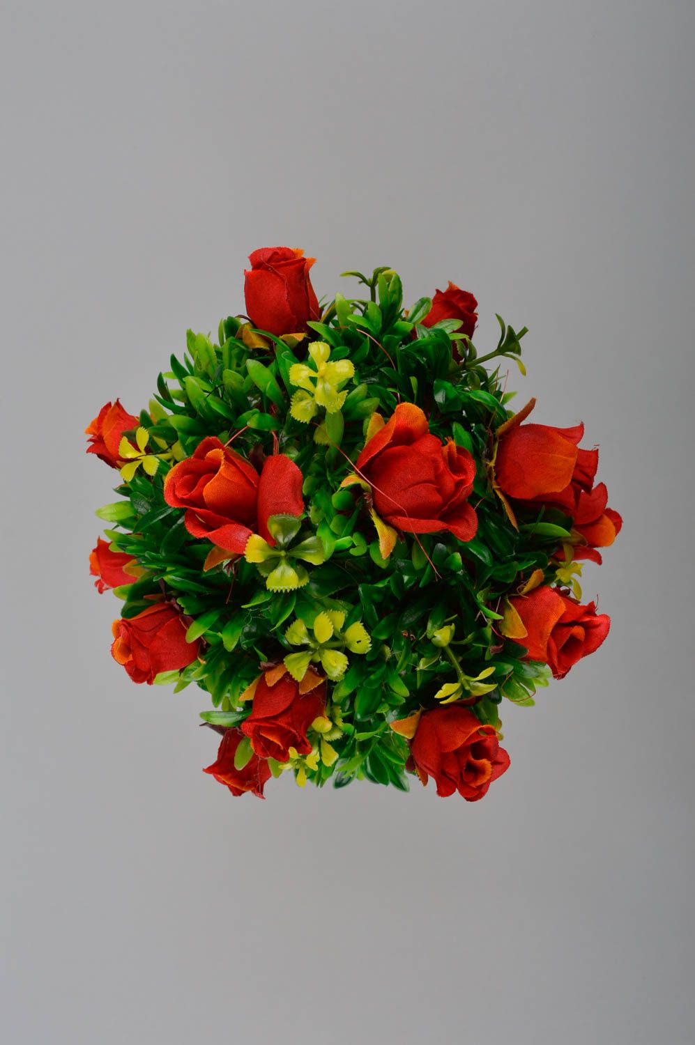 Topiario de flores hecho a mano elemento decorativo regalo original para amigo foto 4