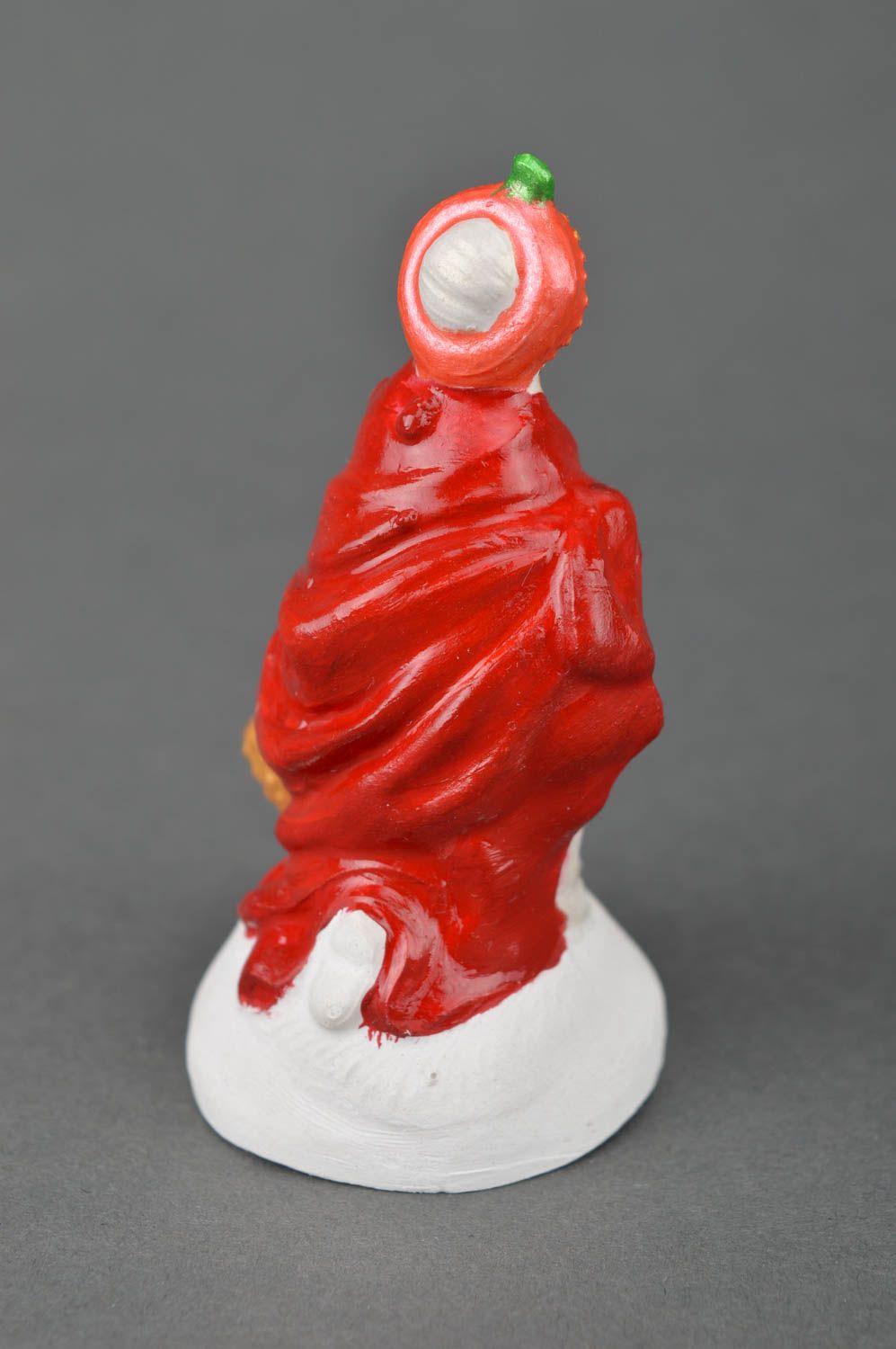 Figurita de belén hecha a mano figura de yeso decoración navideña Rey mago  foto 4