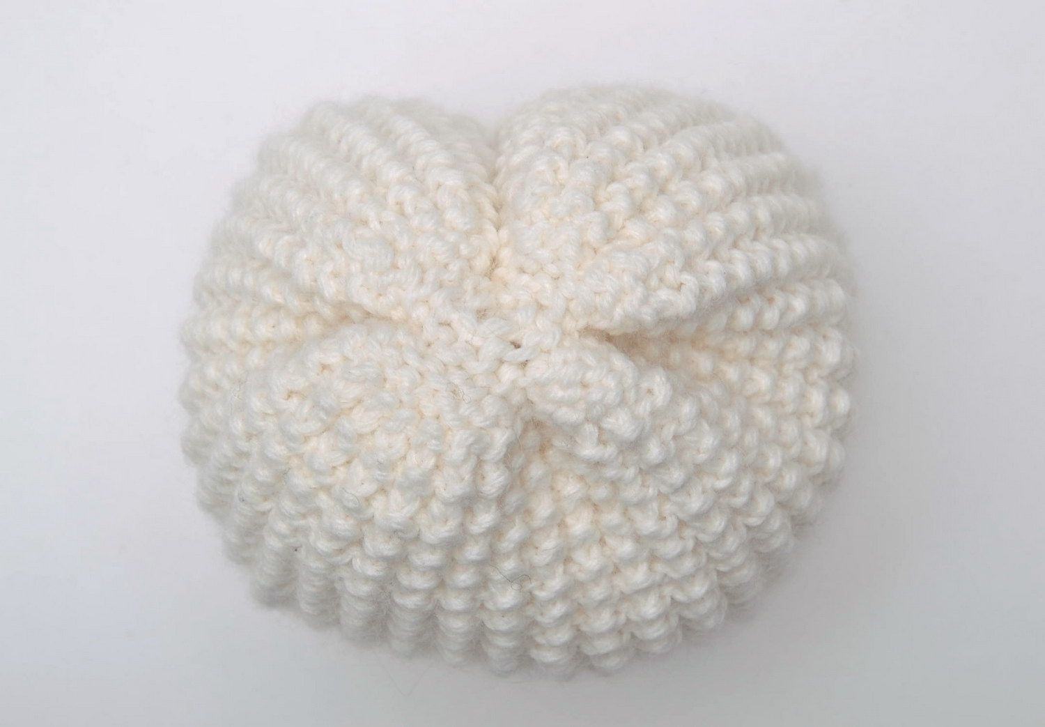 Children's knitted hat English knitting photo 4