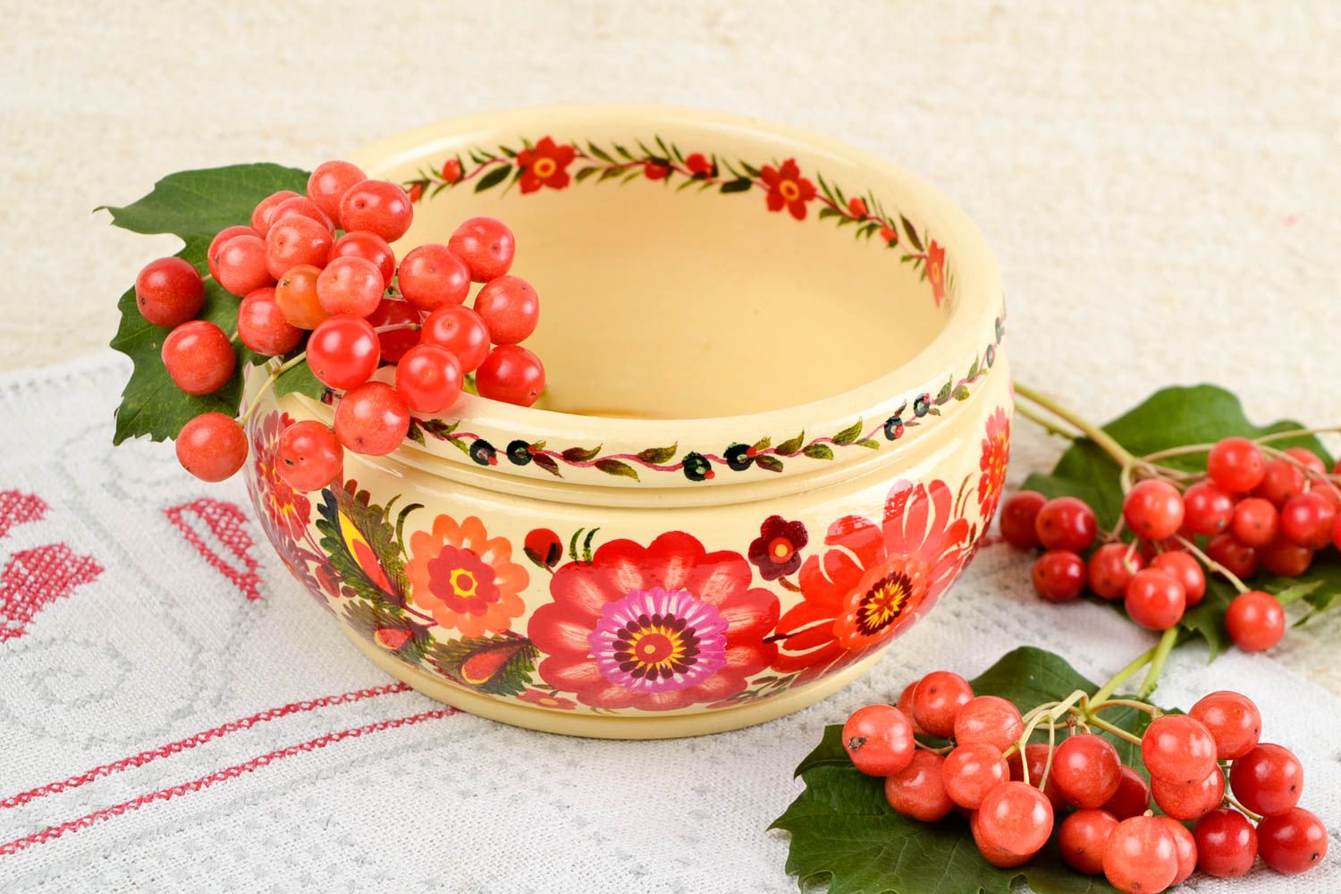 Handmade wooden bowl for sweets beautiful kitchen decor vessel for sweets photo 1