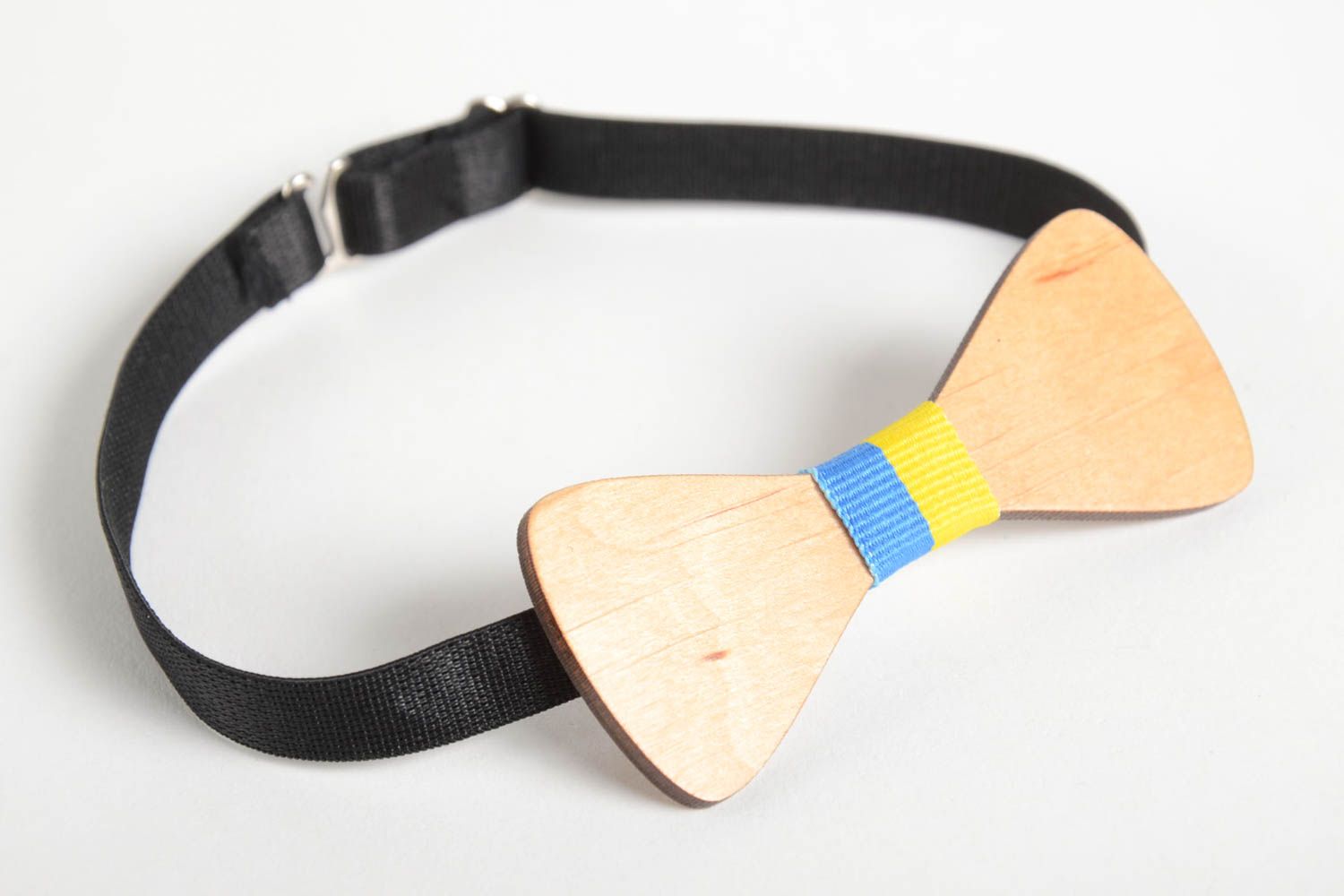 Wooden bow tie designer accessories handcrafted bow tie wooden gifts wooden tie photo 4