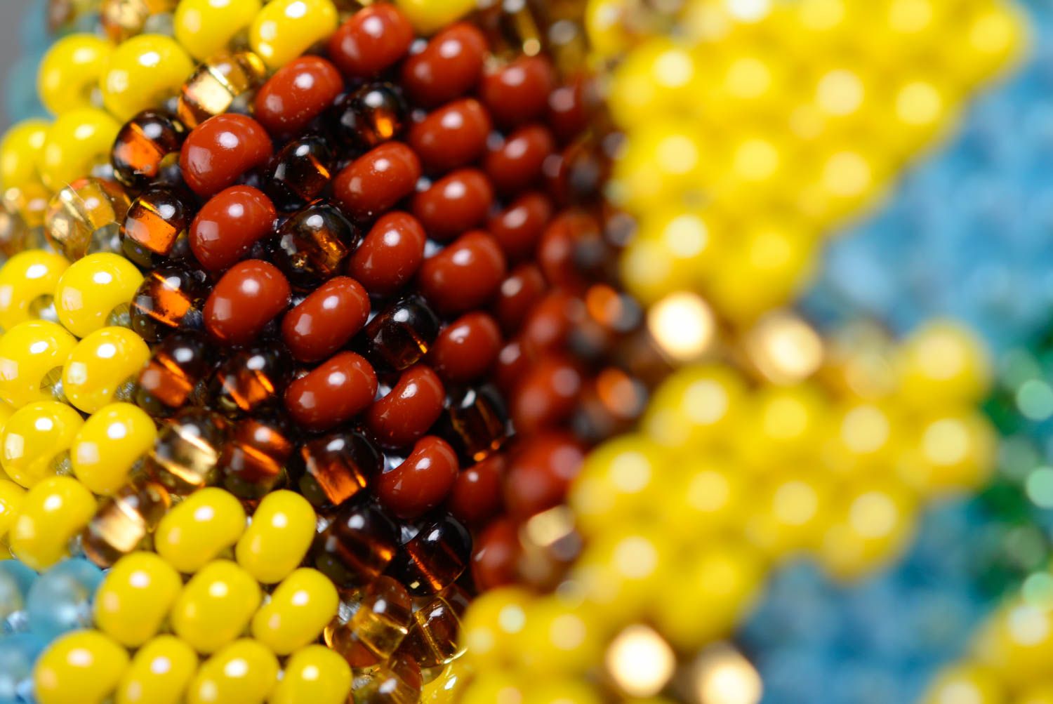 Bracelet en perles de rocailles multicolore éclatant beau bijou fait main photo 5