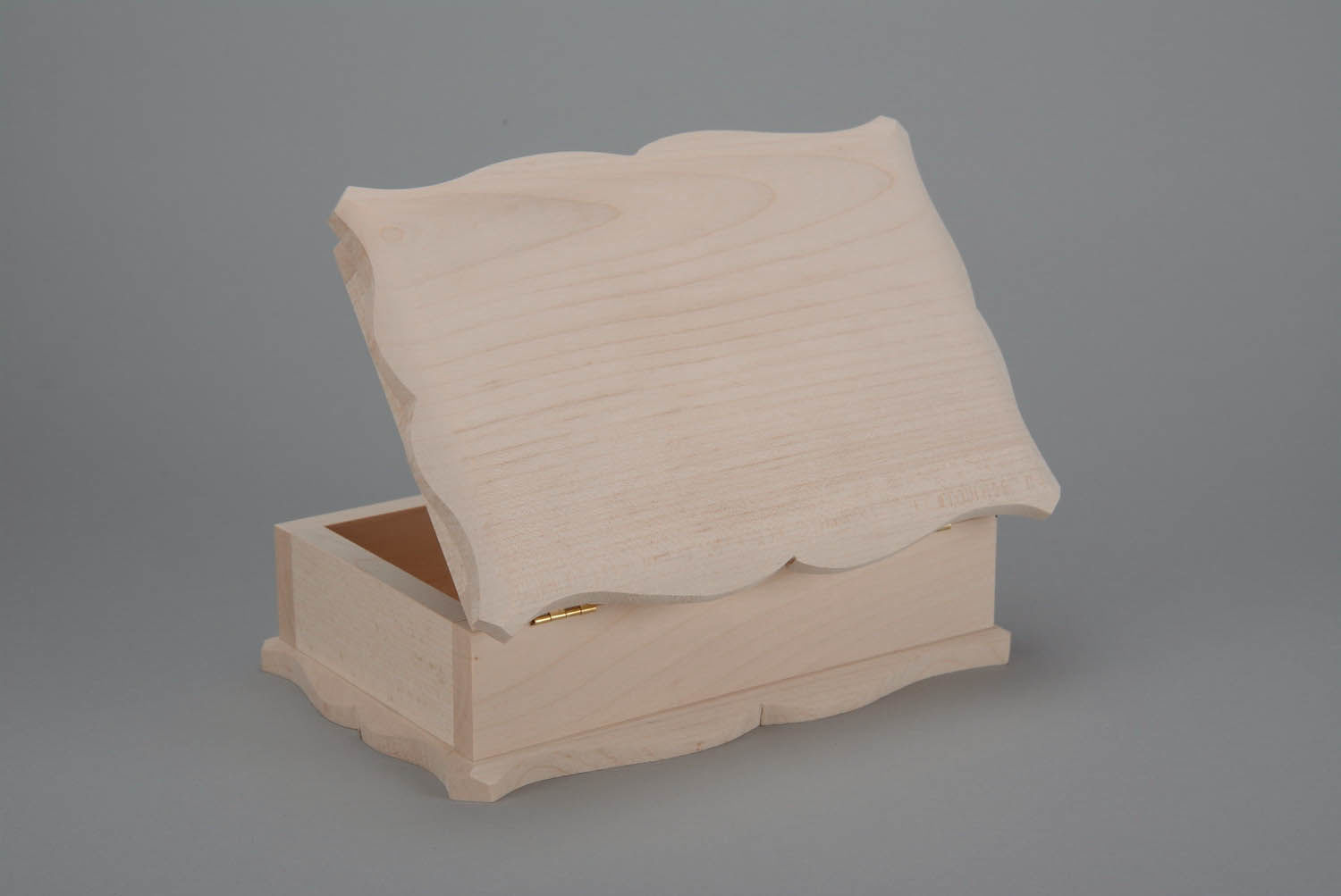 Handmade Roh-Holzschatulle für Schöpfung foto 4