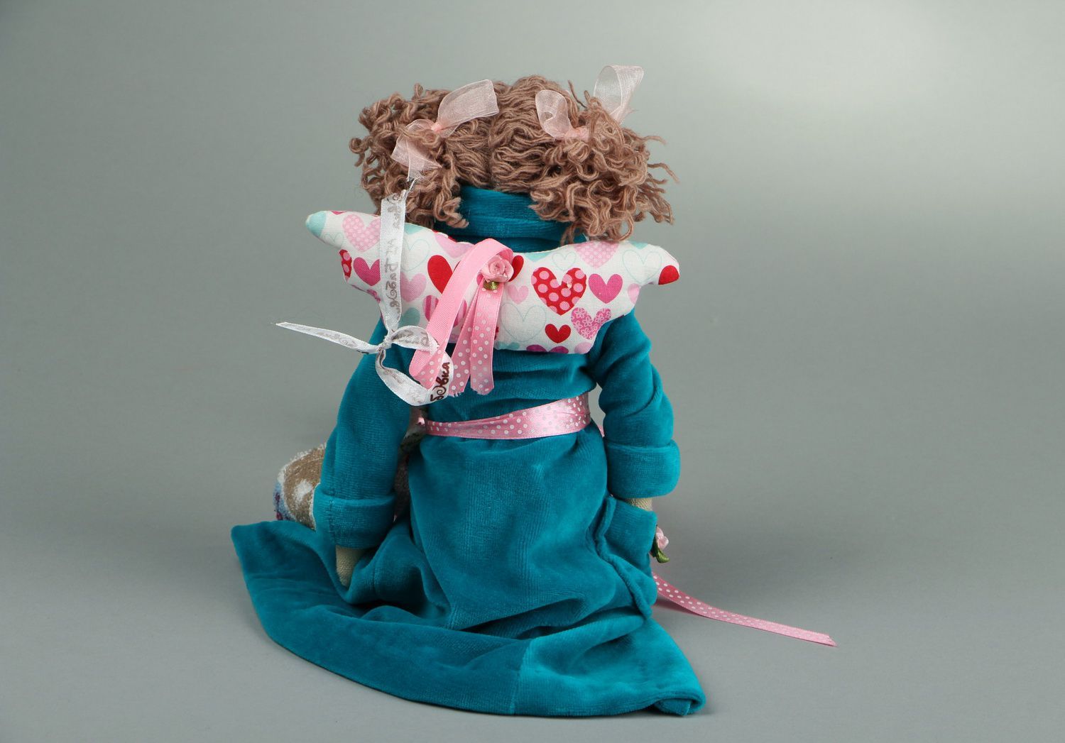 Puppe aus Leinen handmade foto 4