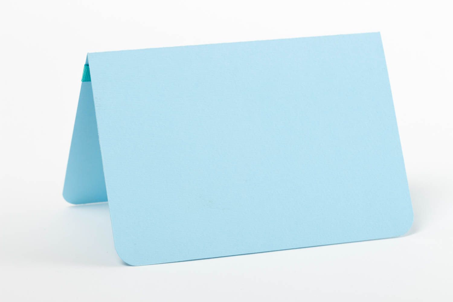 Carte de voeux scrapbooking faite main en papier bleue avec chats Idée cadeau photo 4