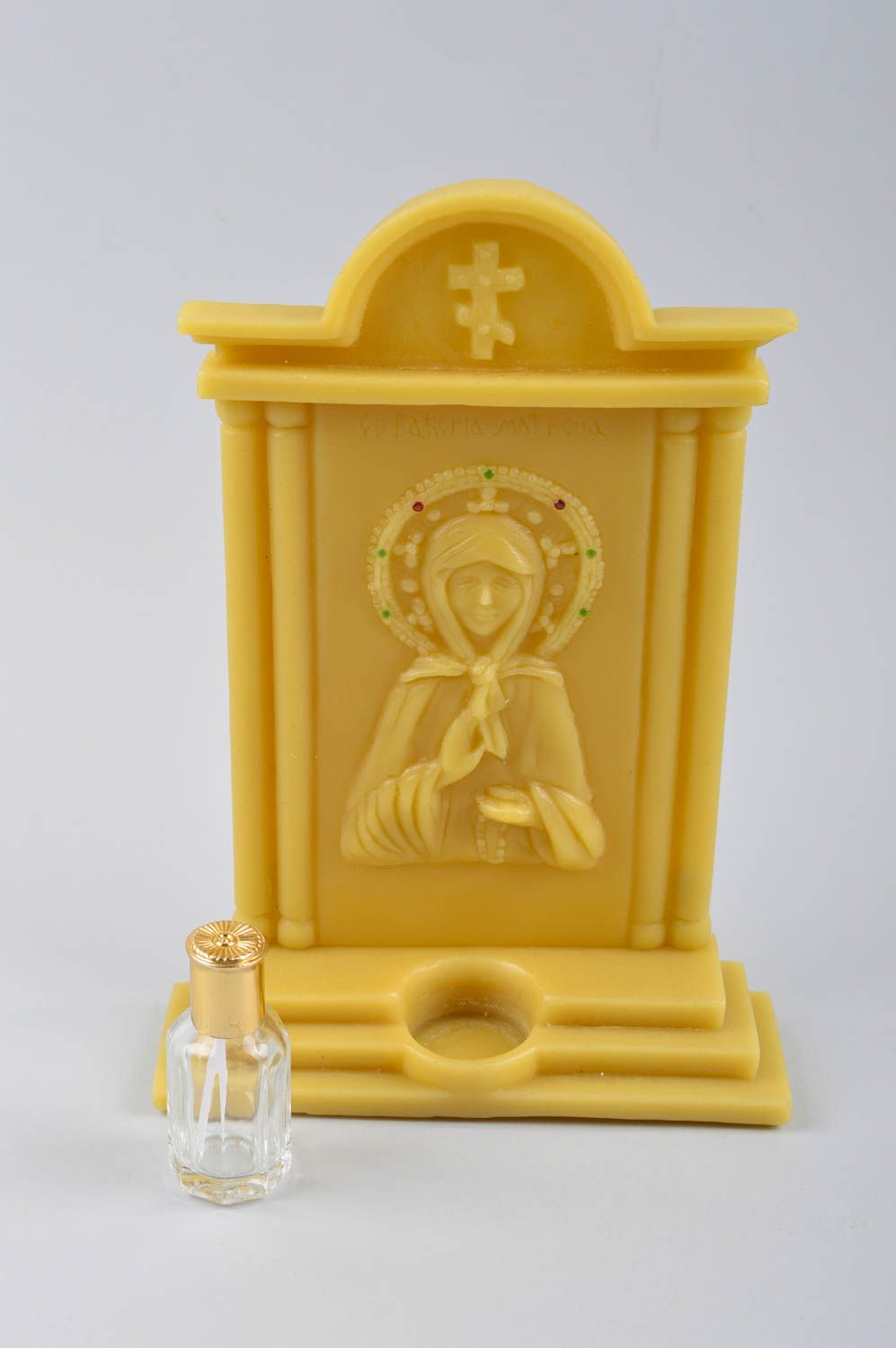Icono ortodoxo hecho a mano cuadro religioso  regalo para mujer Santa Matrona foto 3