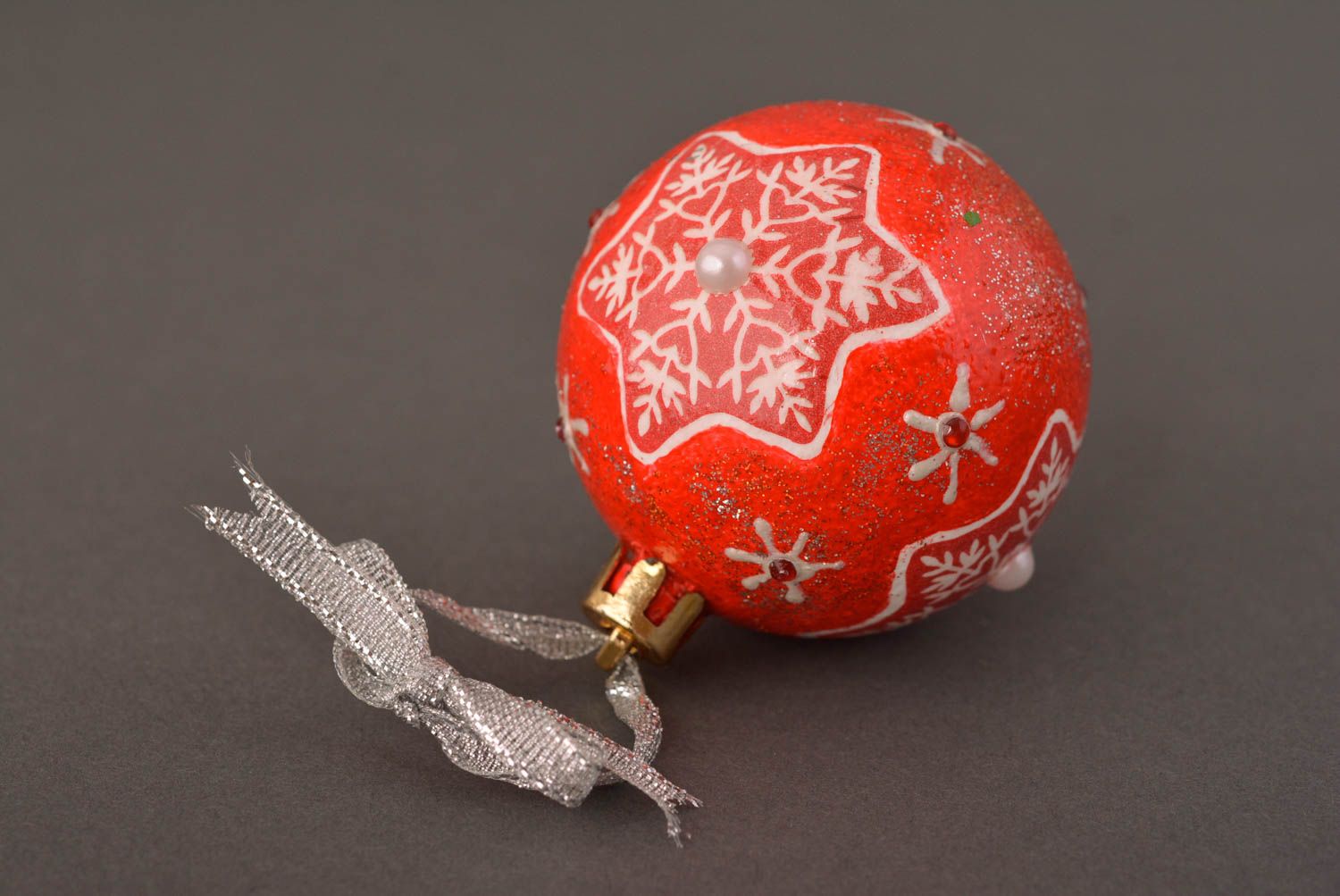 Handmade Christmas tree toy decoupage toys decorative pendant cute tree toy photo 2