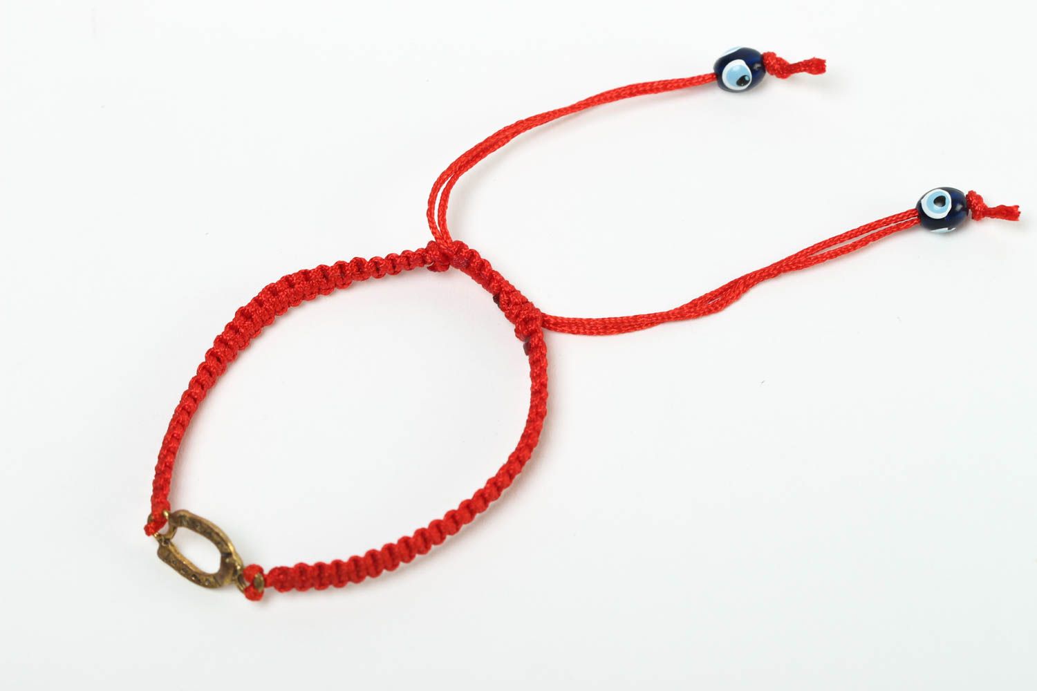 Handmade Armband exklusiver Schmuck Geschenk für Frauen rotes Armband grell foto 2